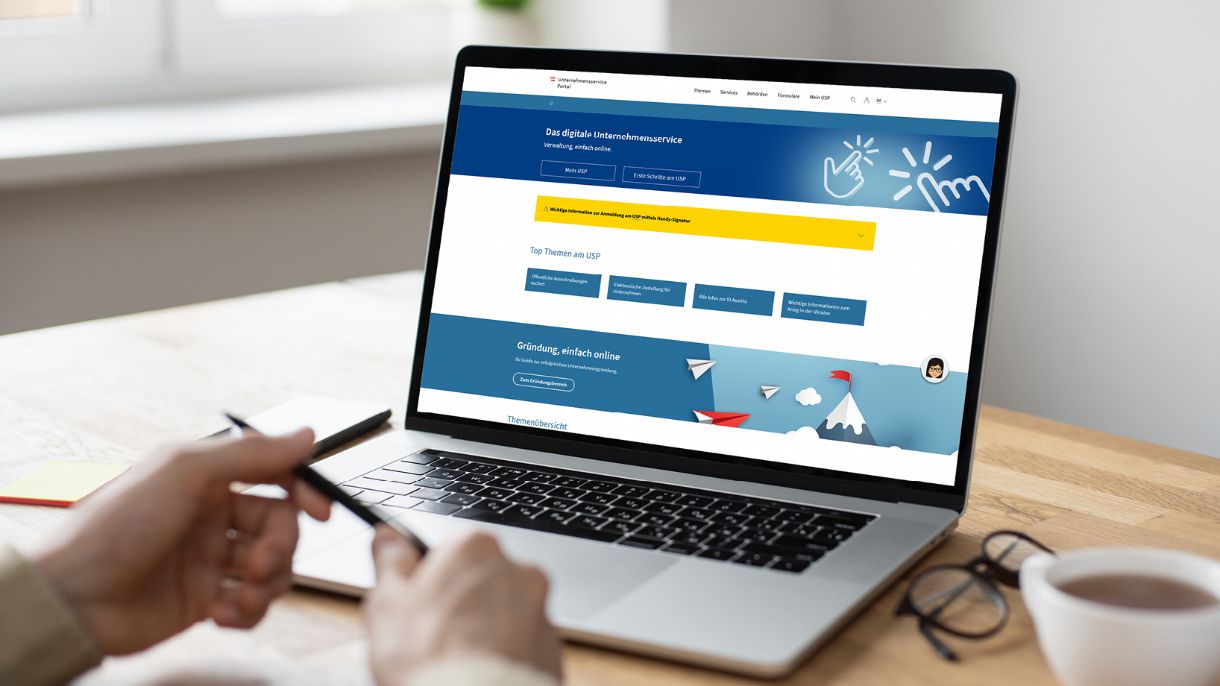 eGründung neu im USP