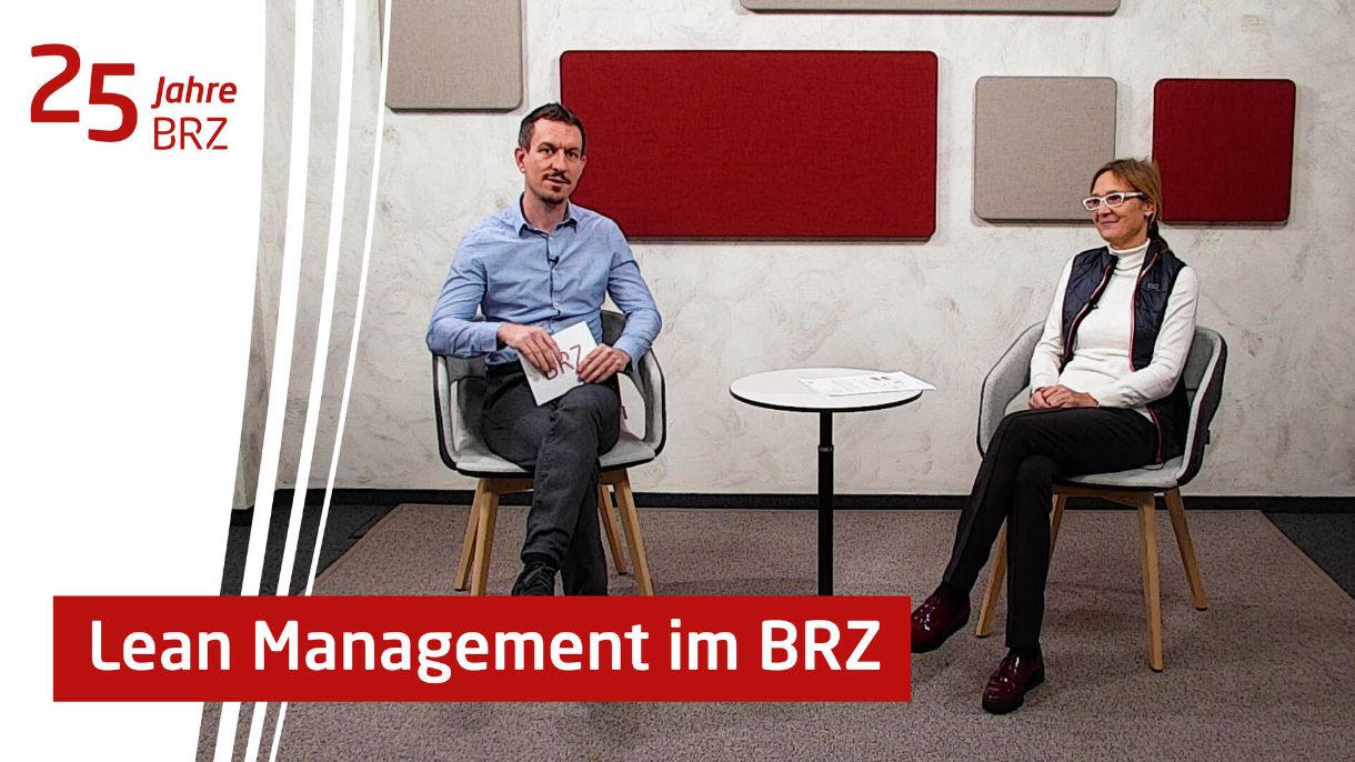 Julian Unger und Karin Wegscheider im BRZ Studio