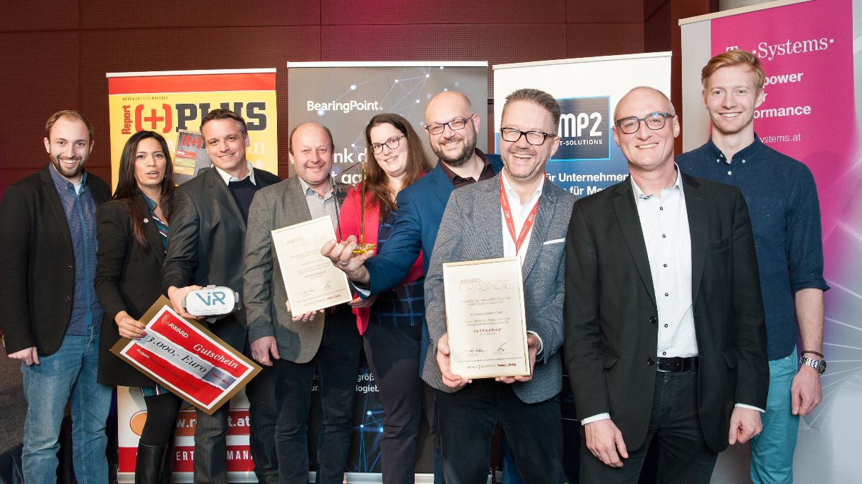 Vertreter der Stadt Scheibbs und des BRZ bei den eAwards 