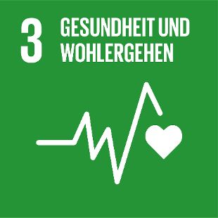 Gesundheit und Wohlergehen im SDG Logo