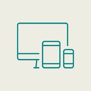 Onlinebewerbung, @BRZ Icon Computer, Tablet und Handy