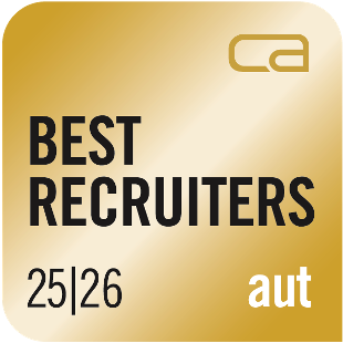 Gütesiegel Best Recruiters in Gold