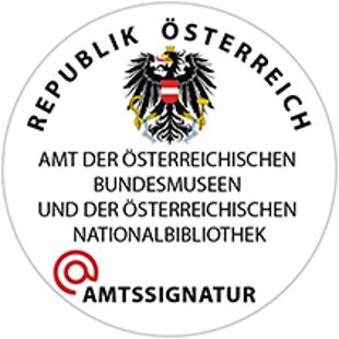 Siegel der Österreichischen Bundesmuseen und der östereichischen Nationalbibliothek