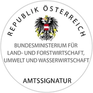 Amtssignatur Siegel, @BRZ Amtssignatur-Siegel des Bundesministeriums für Land- und Forstwirtschaft, Umwelt und Wasserwirtschaft
