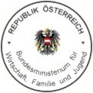 Amtssignatur Siegel des Bundesministeriums für Wirtschaft, Familie und Jugend