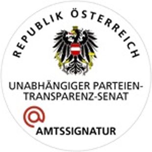 Amtssignatur unabhängiger Parteien-Transparenz-Senat, @BRZ Amtssignatur unabhängiger Parteien-Transparenz-Senat