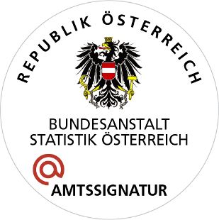 Amtssignatur der Bundesanstalt Statistik Österreich