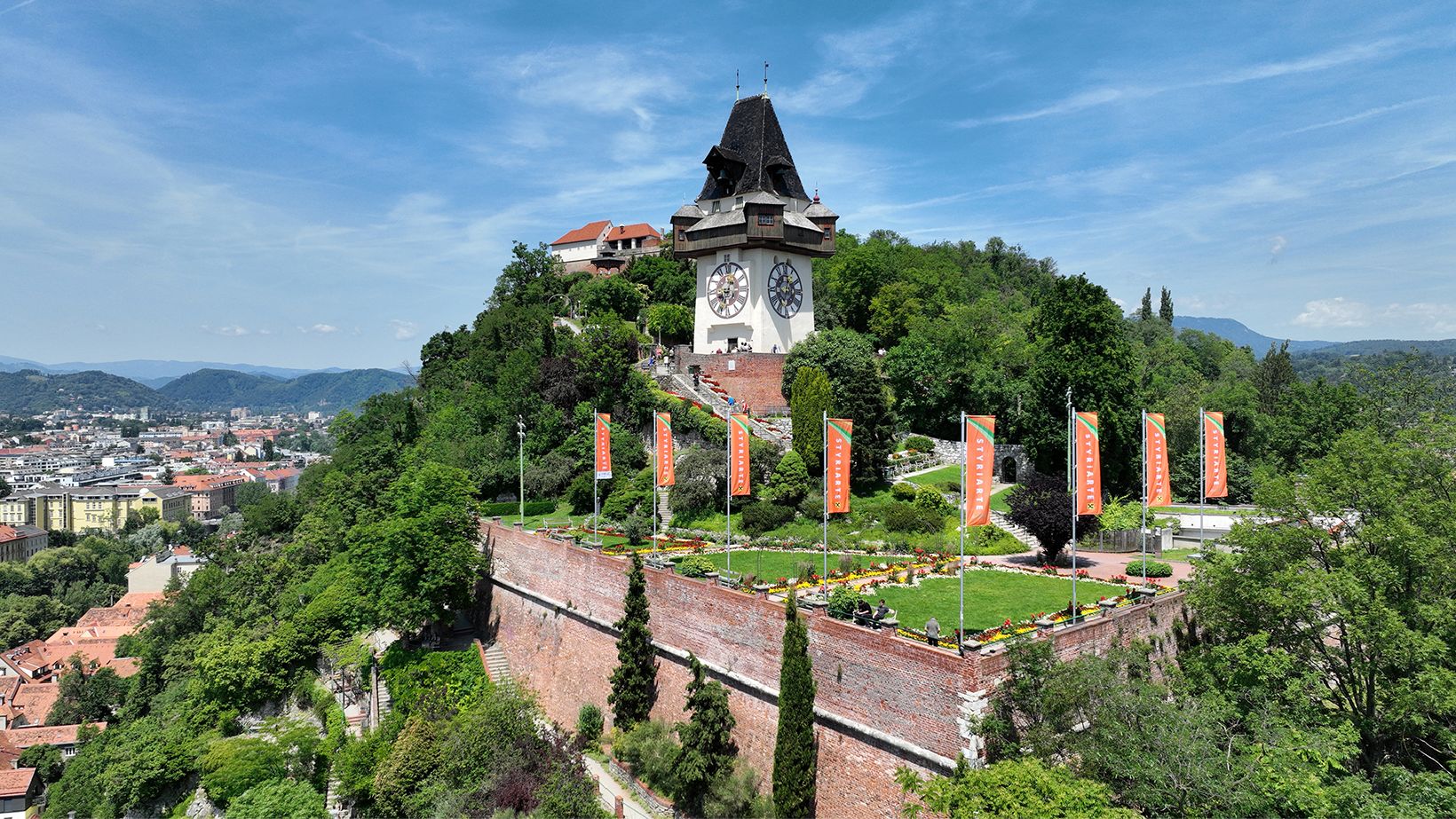 Panorama Bild Stadt Graz