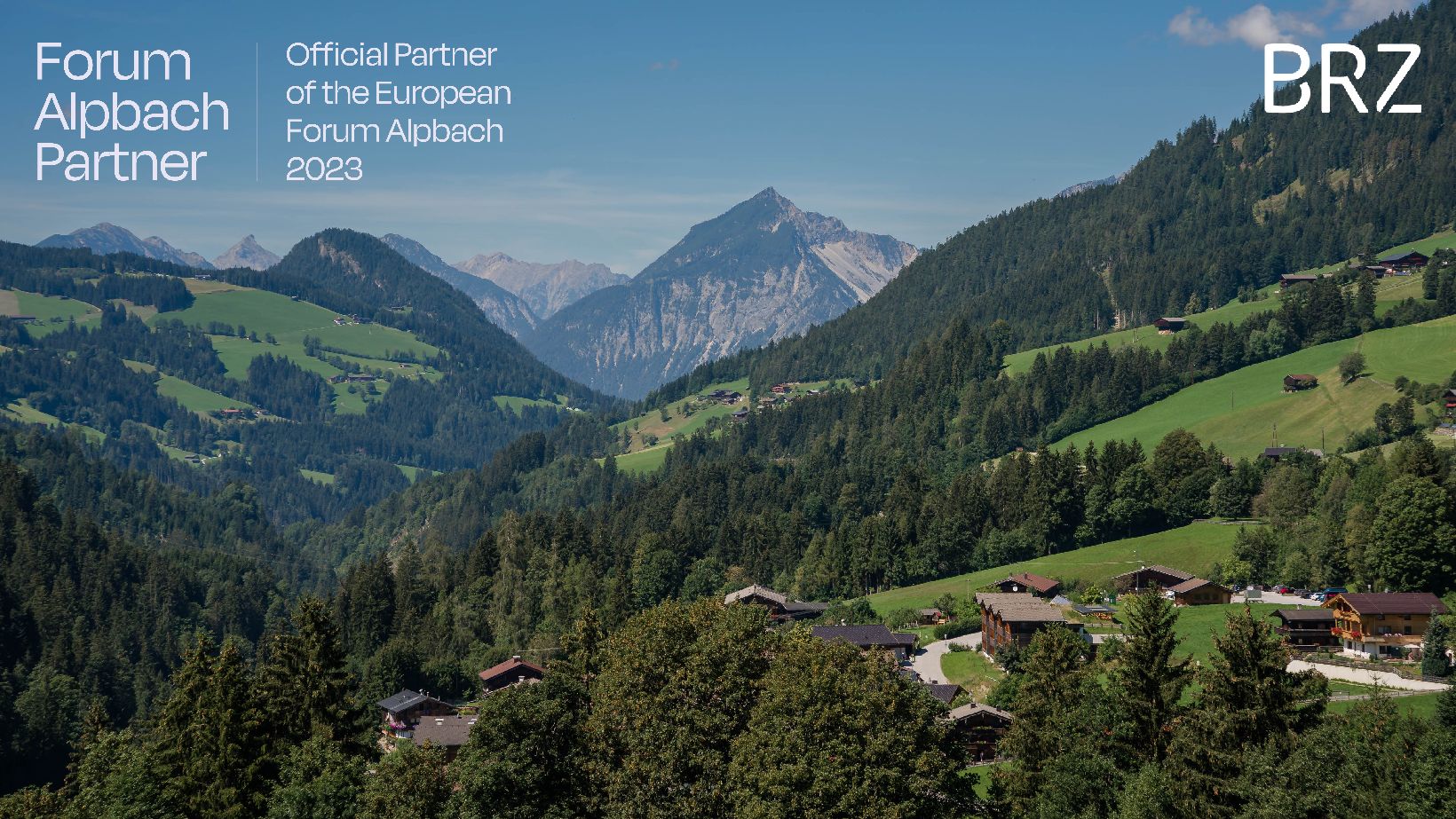Bergpanorama von Alpbach
