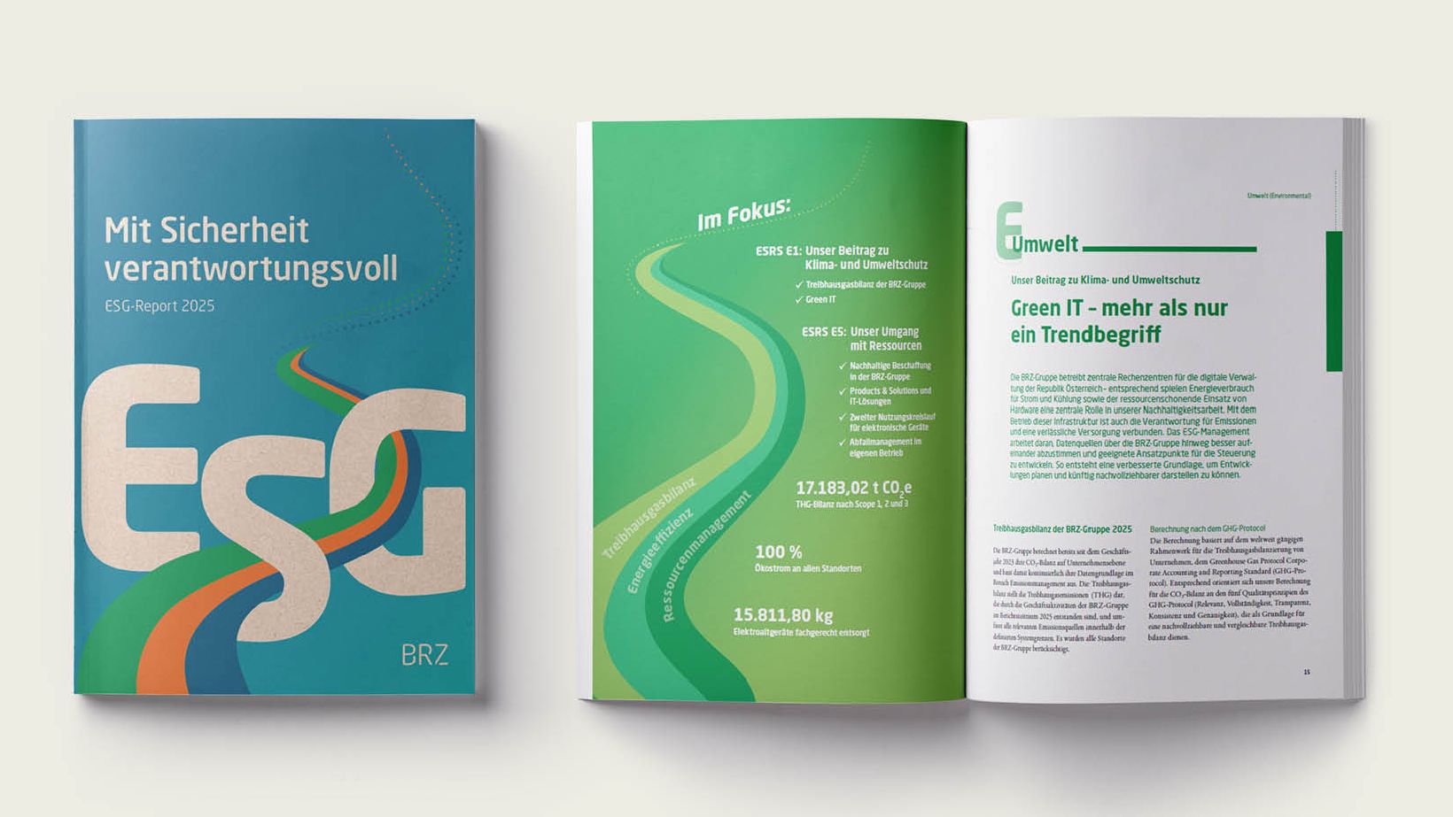 Cover des ESG-Bericht 2025