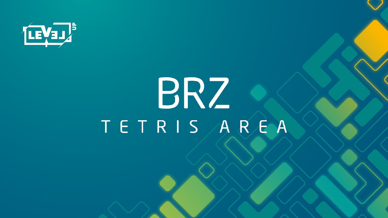Schriftzug "BRZ Tetris Area" 