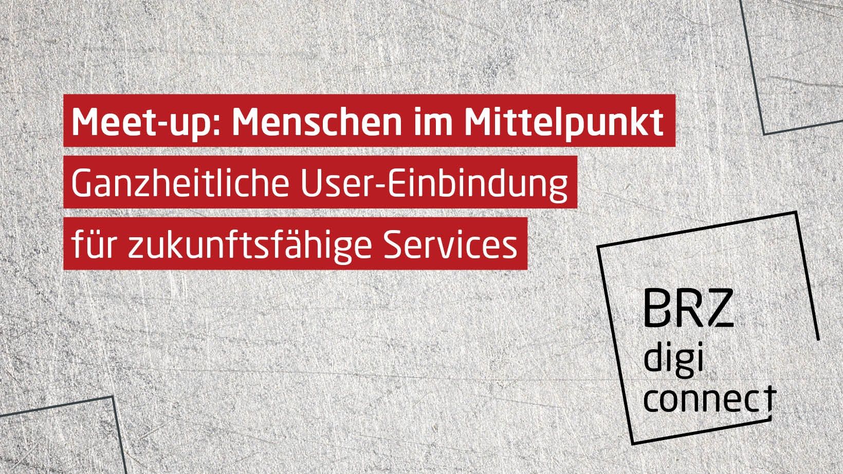 grauer Hintergrund mit rotem Schriftzug