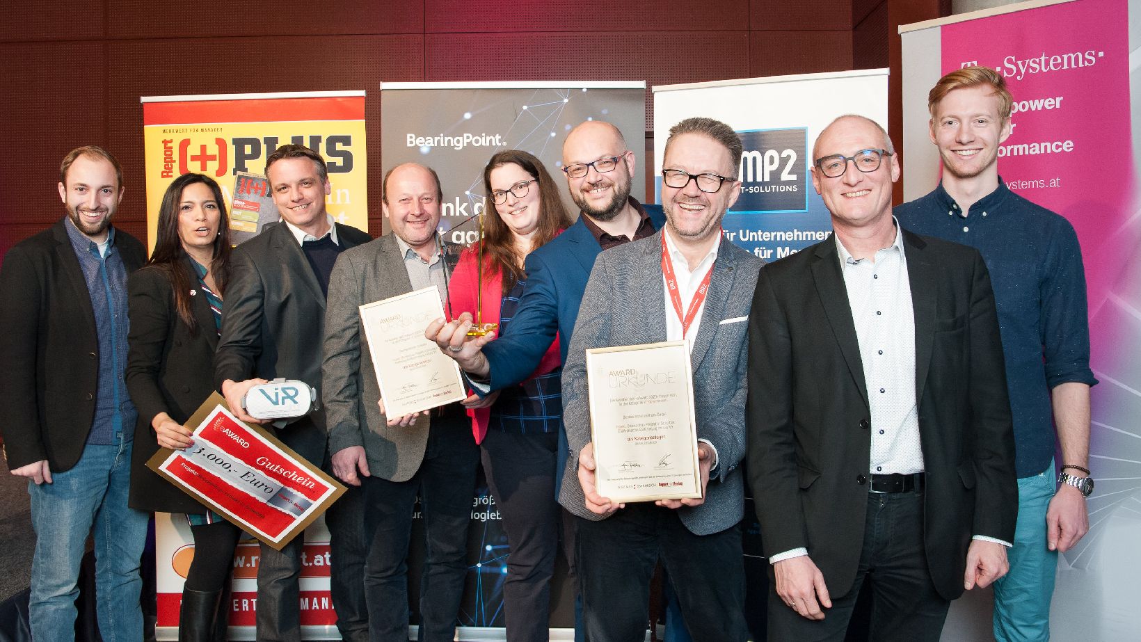 Vertreter der Stadt Scheibbs und des BRZ bei den eAwards 