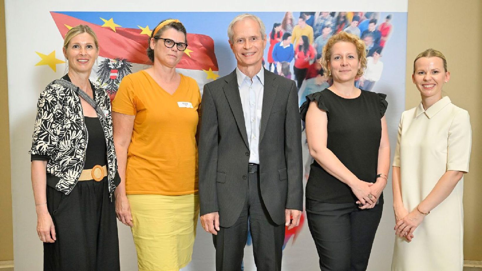 Gruppenfoto mit BRZ Mentor:innen