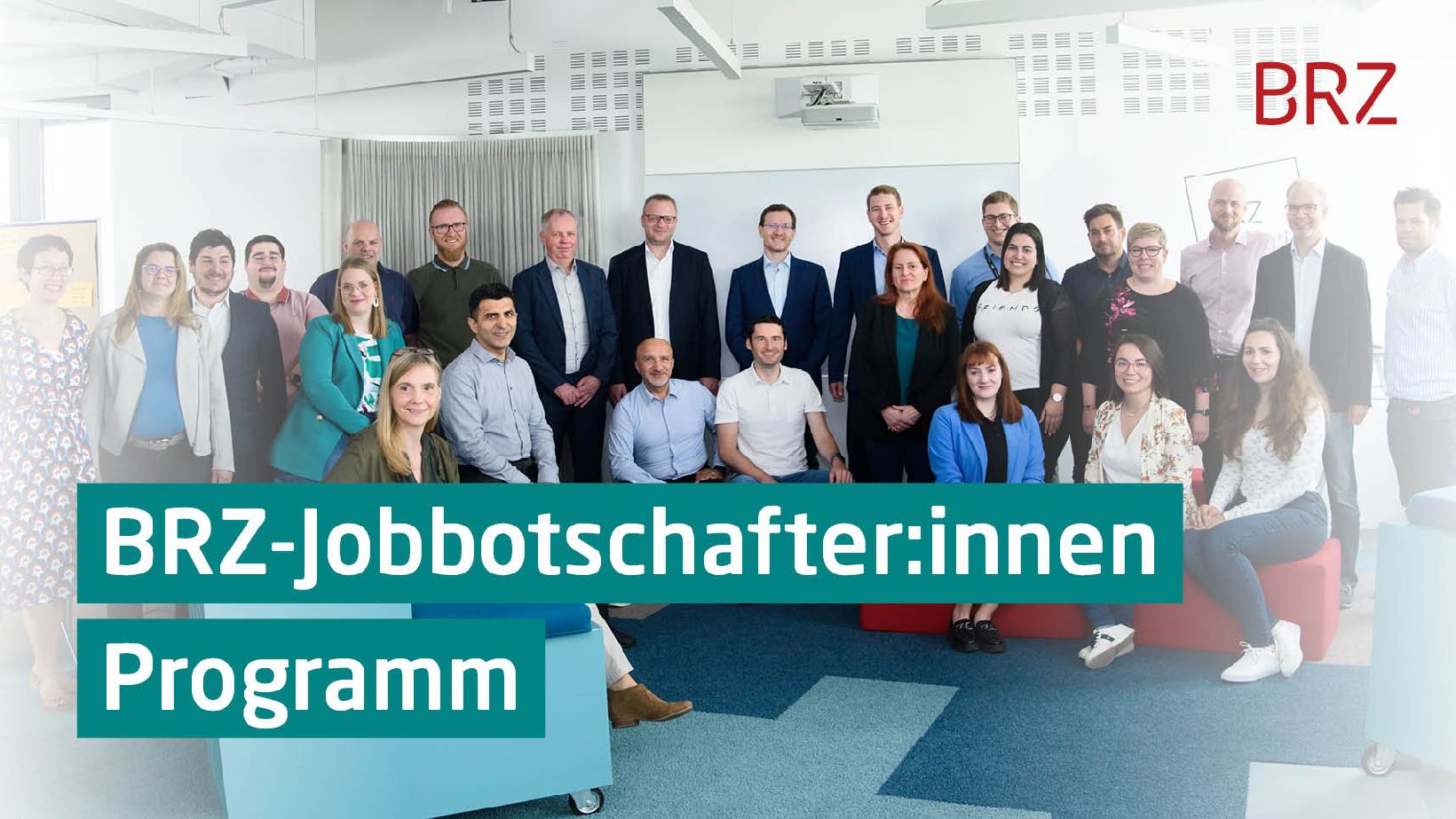 Gruppenfoto des Jobbotschafter:innen-Programms