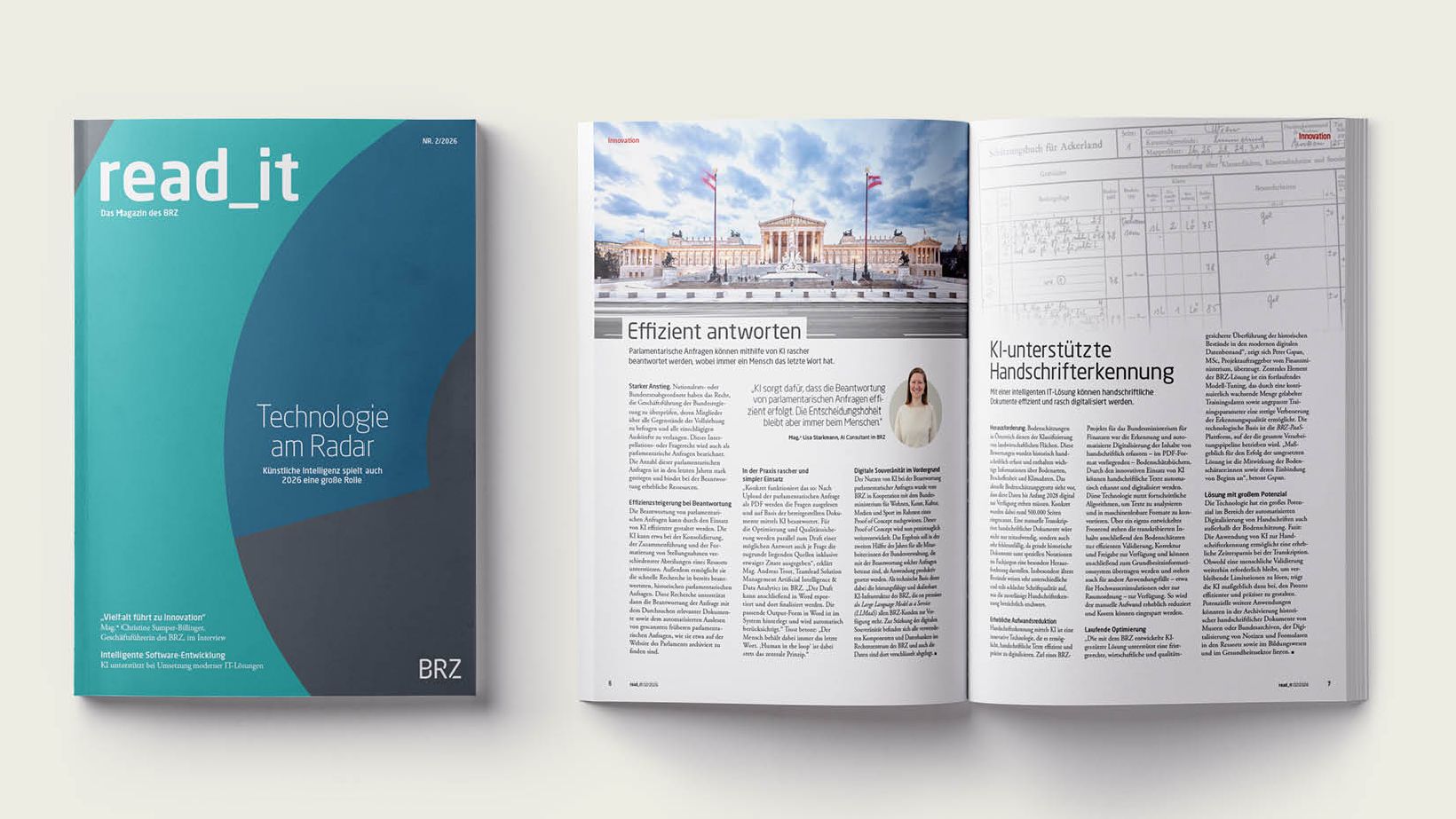 read_it Ausgabe 02-2026 Cover und aufgeschlagene Mittelseite