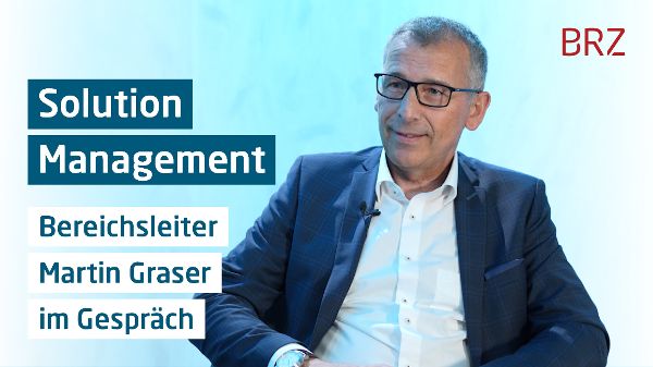 Bereichsleiter Martin Graser im Gespräch