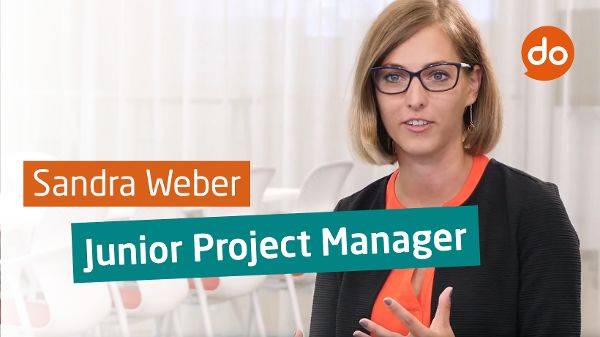 Thumbnail für Video: Sandra Weber: Junior Project Manager