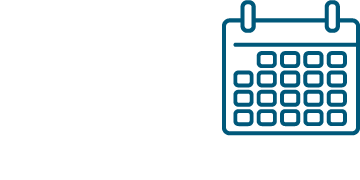 Icon zum Geschäftsfeld Know How, Process & Project Management, zeigt einen Kalender